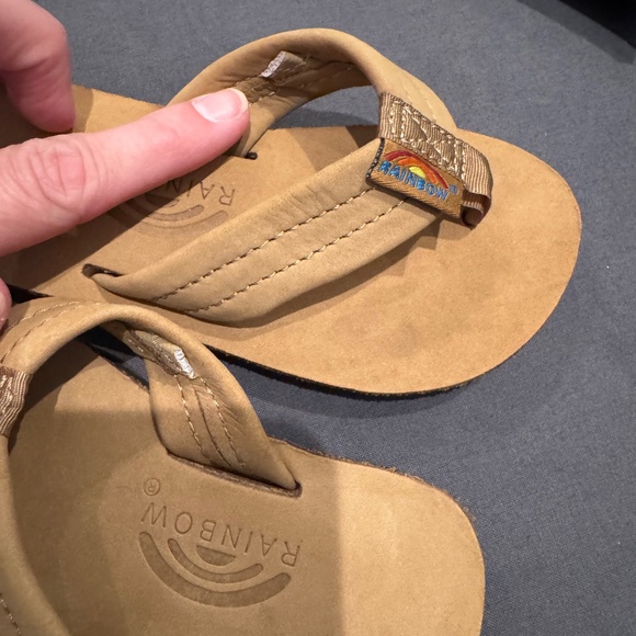 Rainbow Tan Kids/Toddler Sandals Size 7/8 - Picture 5 of 5